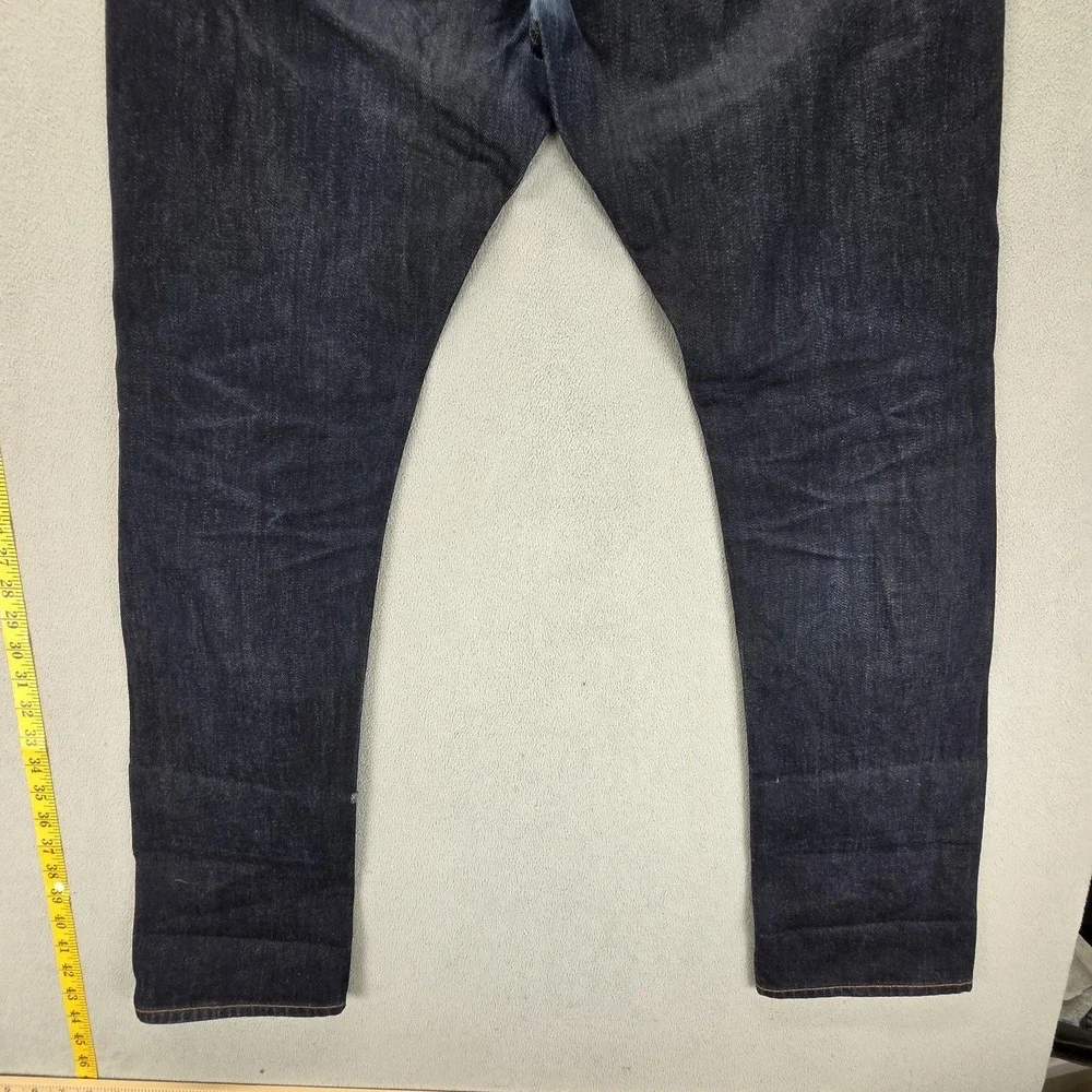 American Eagle‎ Jeans Mens 32x32 Blue Selvedge Slim Honeycomb Dark Wash